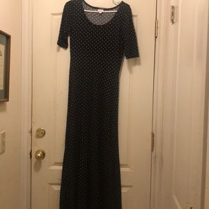 Gently used white and black LuLaRoe Ana